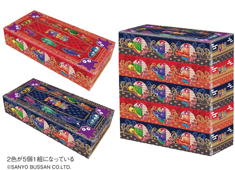 和風テイストのBOXティッシュ