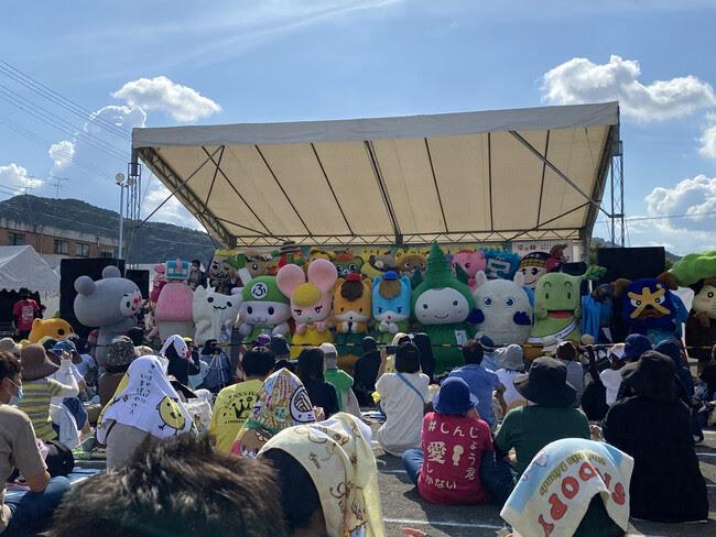 「ご当地キャラまつりin須崎」にモリスケが参加