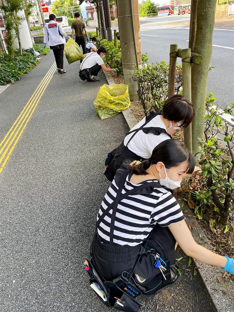 キスケが全国クリーンデーに参加