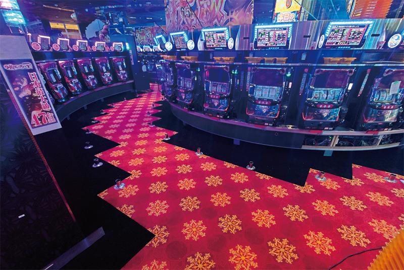 集客力強化に役立つカーペットと減速帯